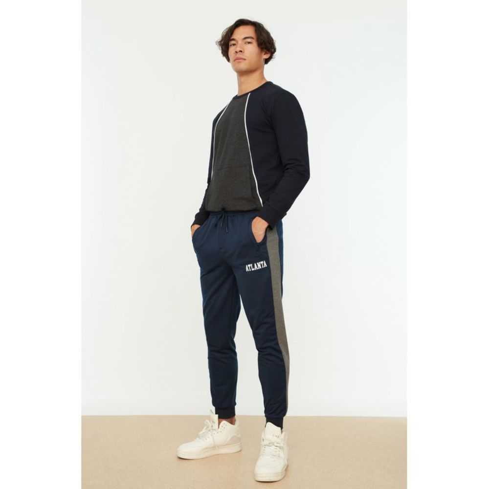 NWT Trendyol Sweatpants Navy blue Slim